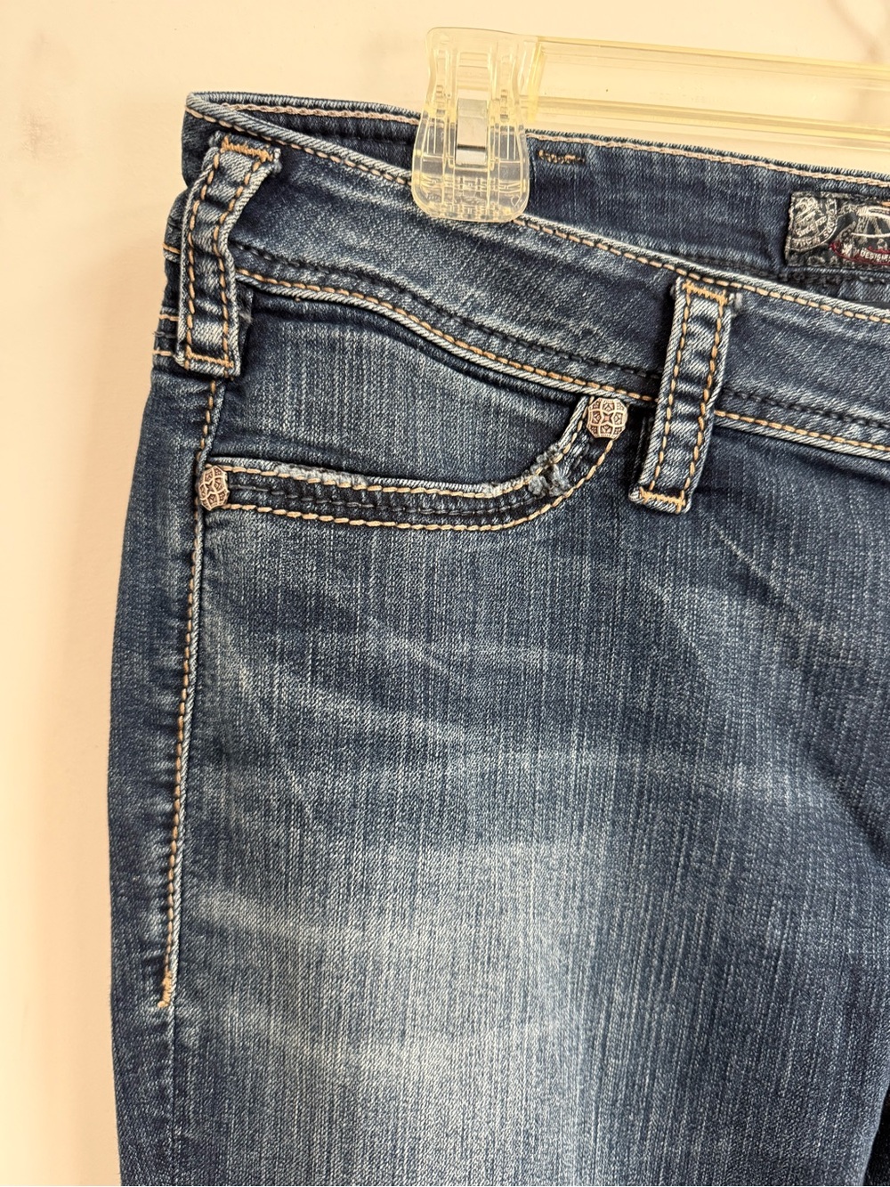 Women’s Dark Blue Slim Fit Jeans - Picture 4 of 11